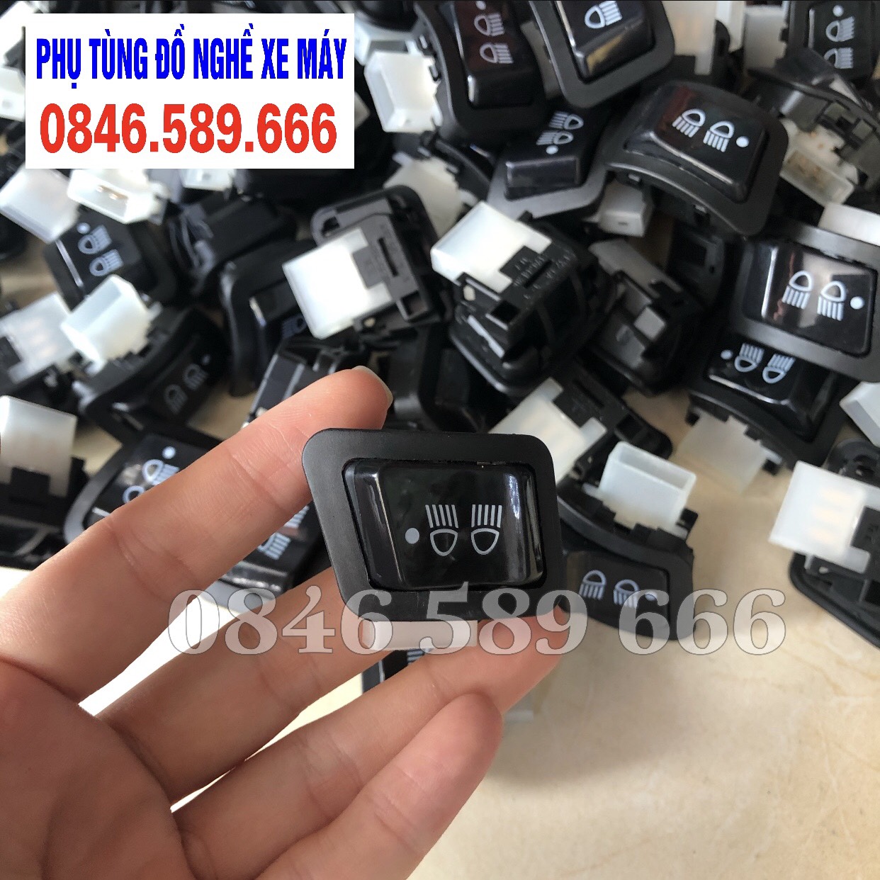 Combo 10 Công Tắc Tắt Đèn Xe Máy Honda Đời Mới