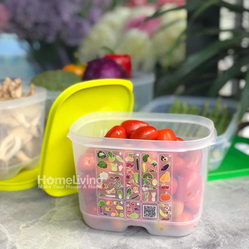 Hộp trữ mát Tupperware Vensmart 1.8L cao