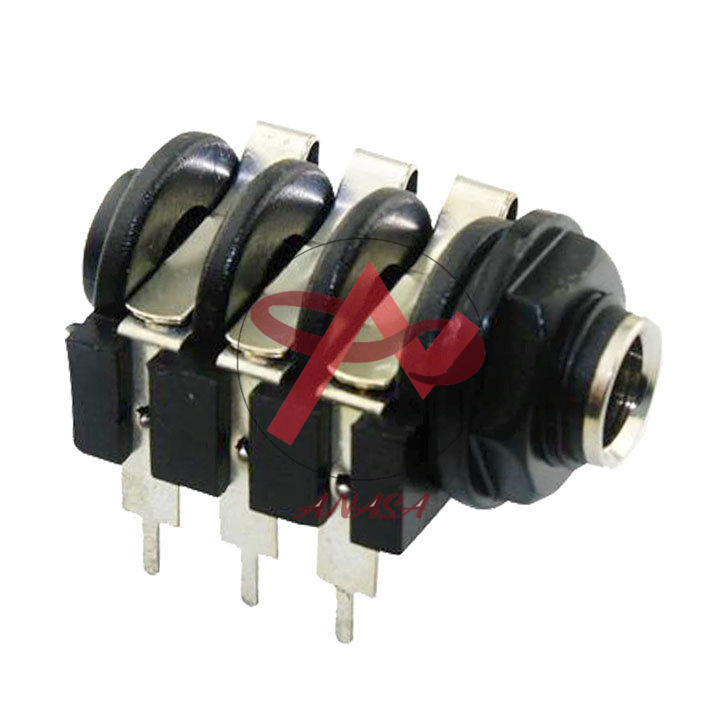 Ack mic 6.35mm 6p cái chân cắm
