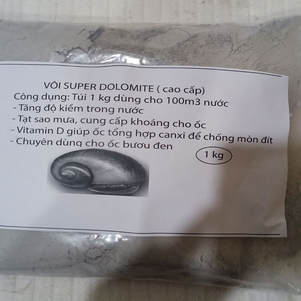 Vôi Dominte cho ốc bươu đen