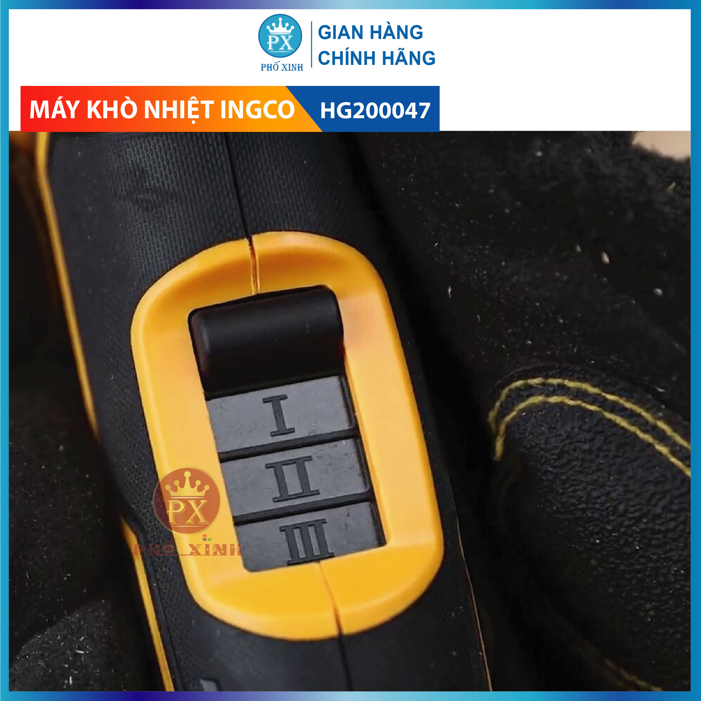 Máy thổi nhiệt INGCO - HG200028-HG200047