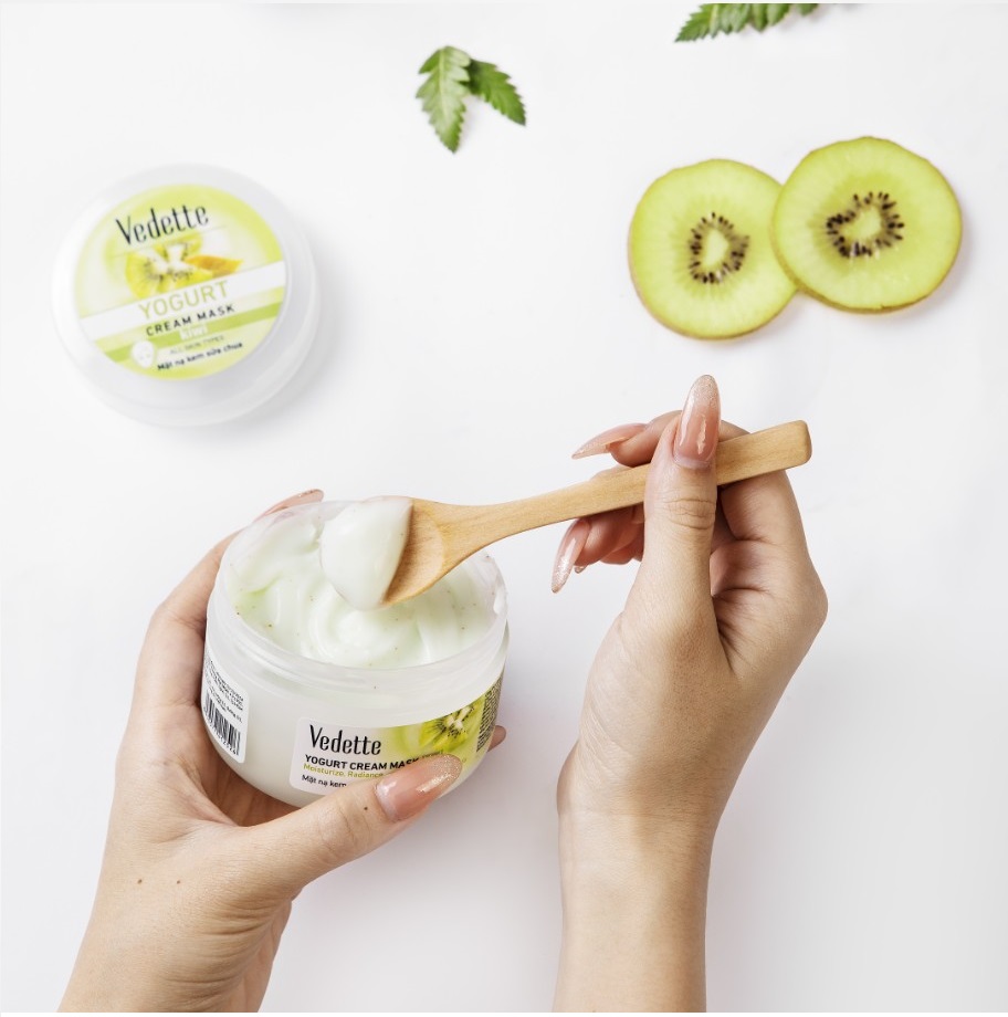 Mặt nạ kem sữa chua Vedette Kiwi 10ml
