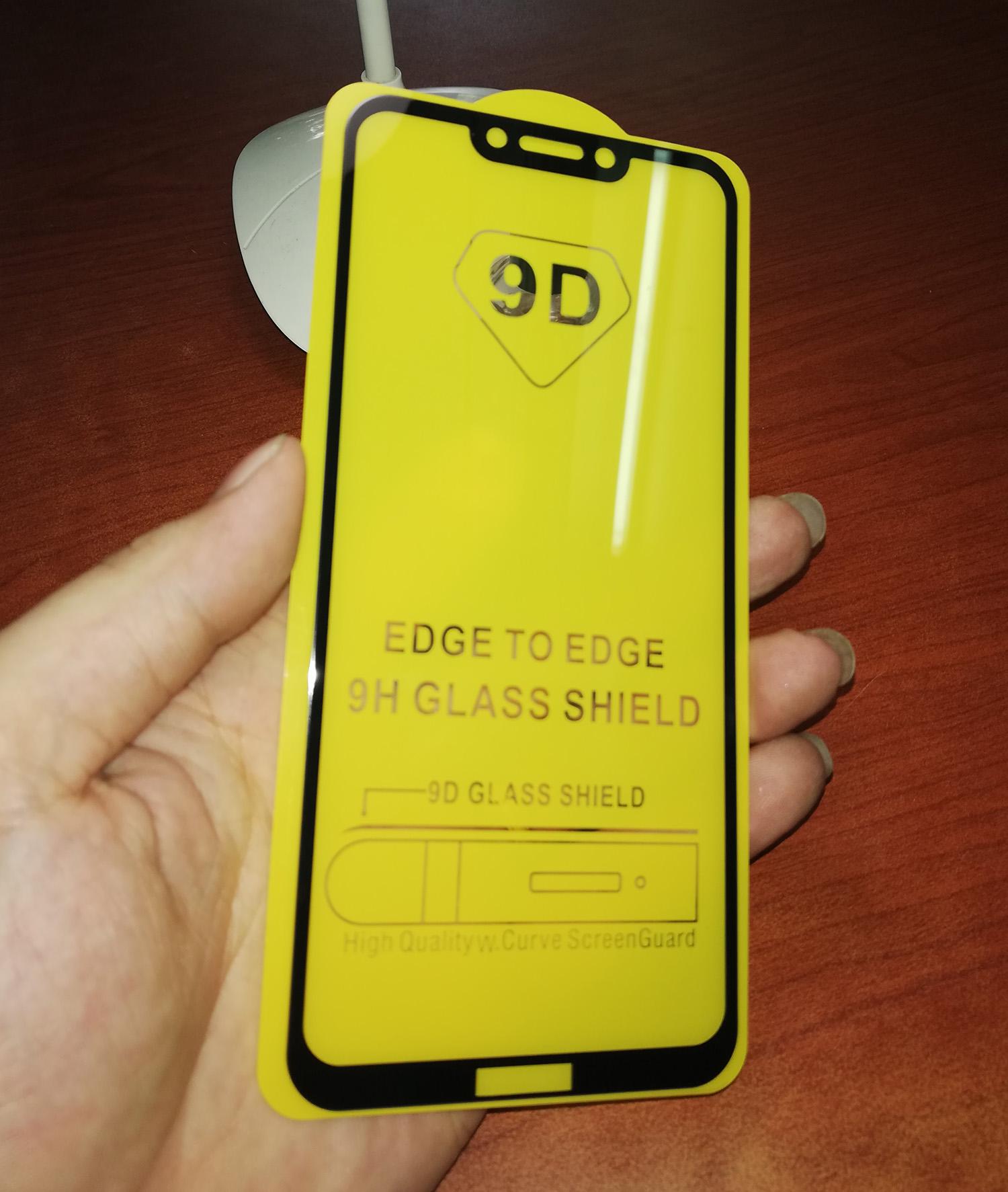 Kính cường lực 9D Huawei Honor Play (Đen) full keo, full màn, siêu cứng