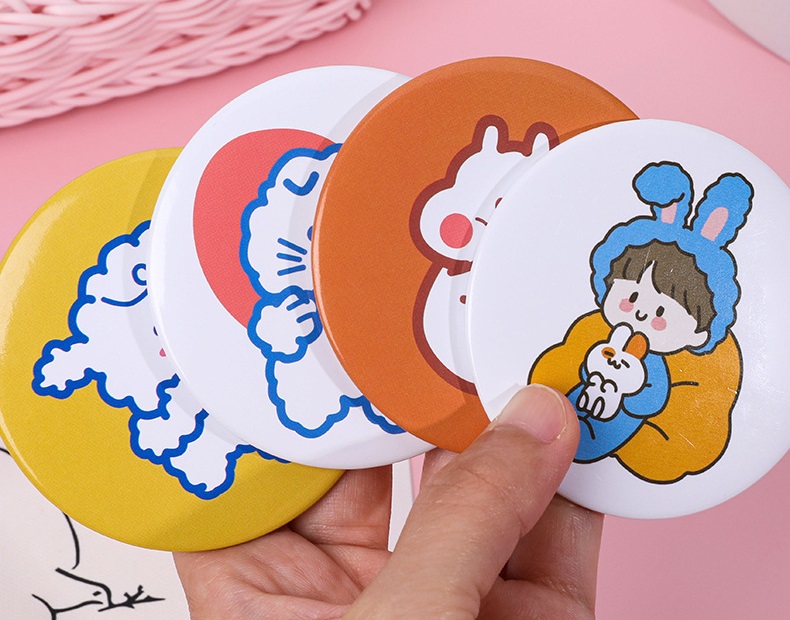 GƯƠNG MINI TRÒN 1 MẶT (mẫu ngẫu nhiên)
