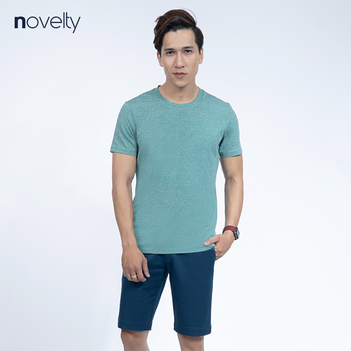 Áo thun nam novelty cổ tròn 190166n