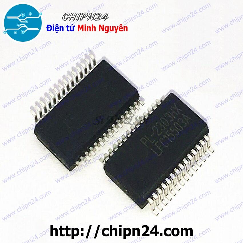 [1 con] (SOP) IC Dán PL2303HX SSOP-28 (SMD) (IC giao tiếp usb) - HH000342
