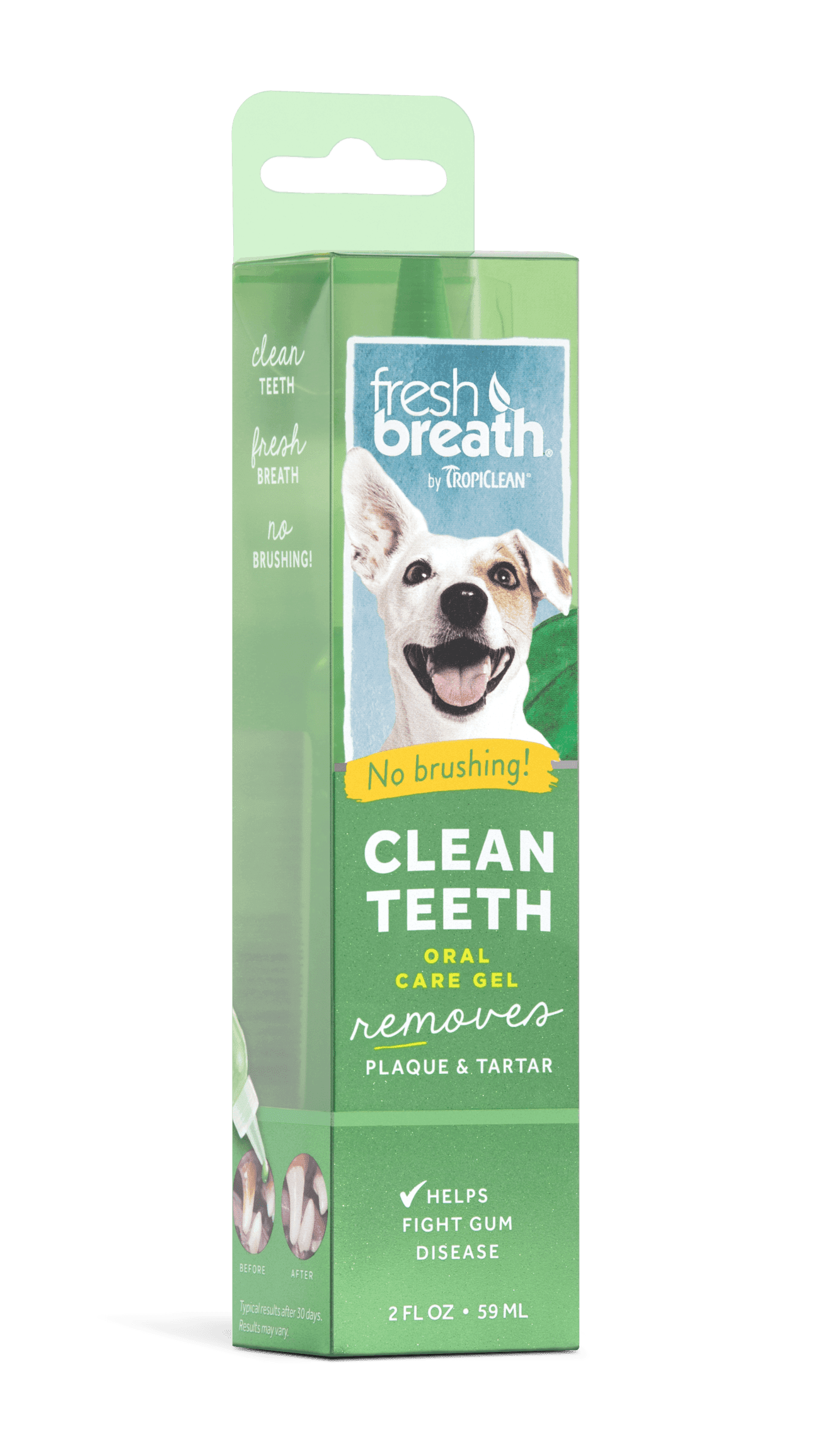 GEL TẨY MẢNG BÁM CAO RĂNG CHO CHÓ - Fresh Breath Clean Teeth Oral Care Gel - Không Vị - 59ml