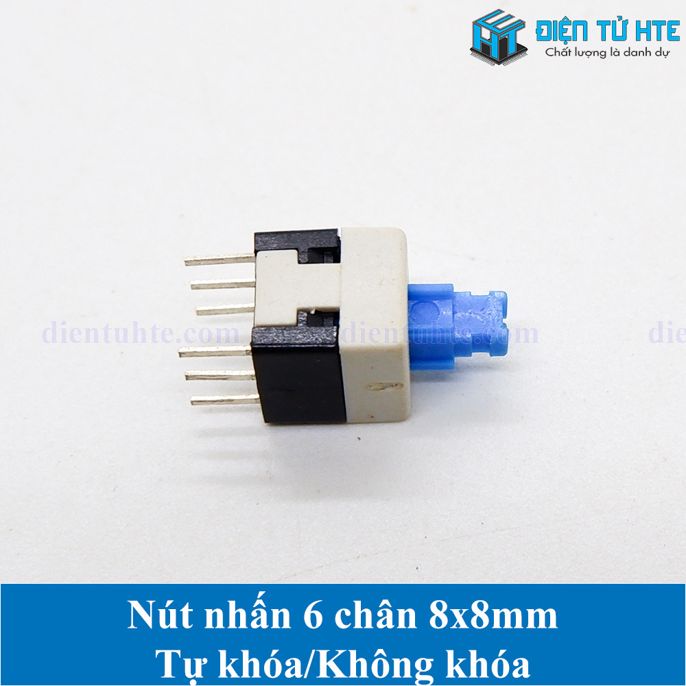Combo 5 Nút nhấn 6 chân các loại 5.8mm/7mm/8mm/8.5mm