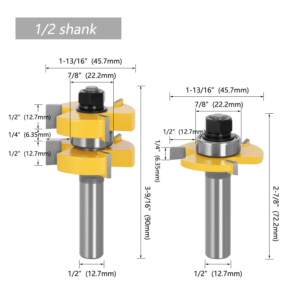 Mũi phay gỗ - mũi soi gỗ cốt 12ly7