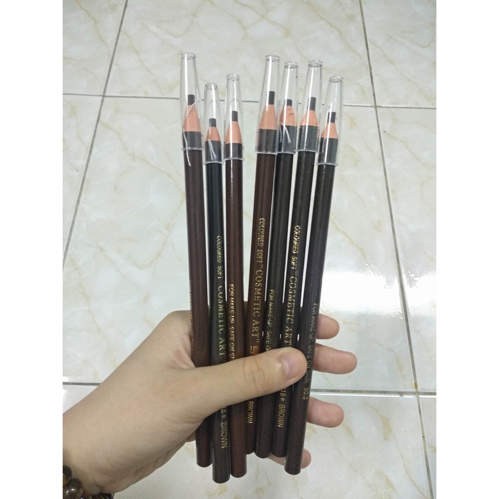 Combo 2 chì xé kẻ chân mày đen và nâu