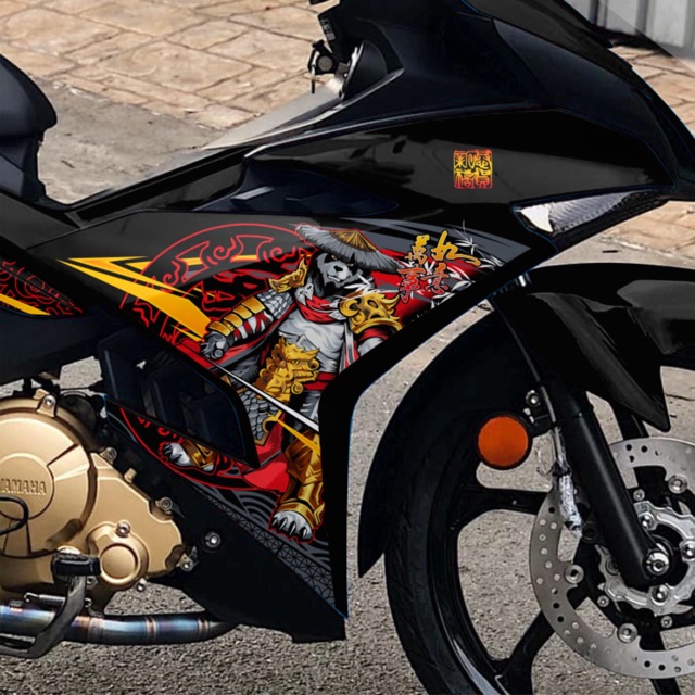 Tem Panda Gấu Trúc Exciter 150 Cực Ngầu - Rời Xe Đen