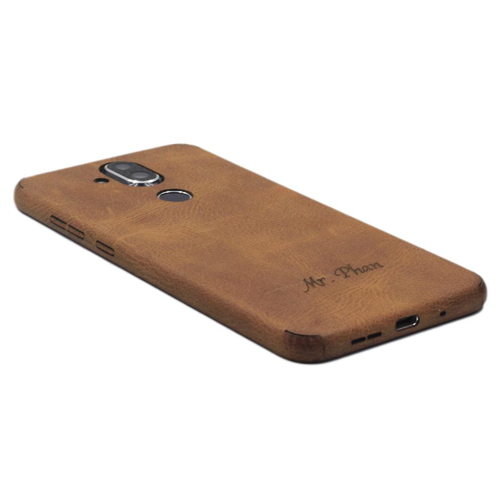 [HCM]Ốp da dán full viền cho Nokia 8.1/x7 làm từ da cao cấp