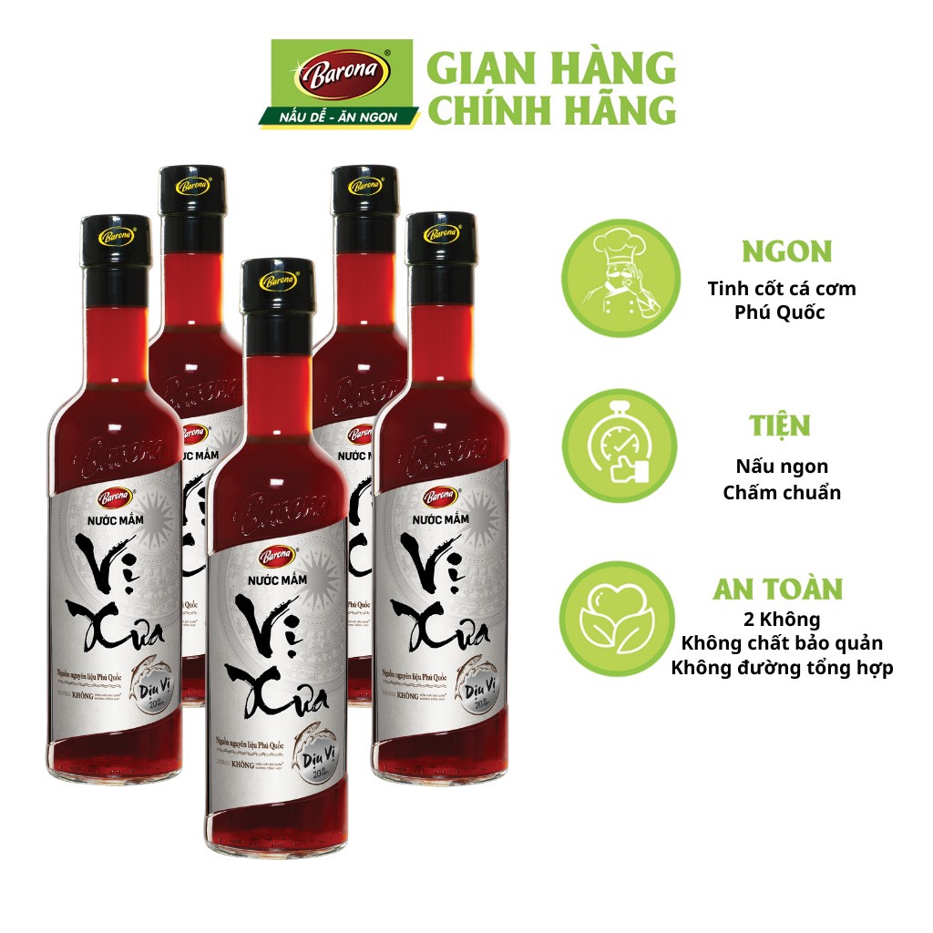 Nước mắm cao cấp Vị Xưa 40 độ đạm 500ml