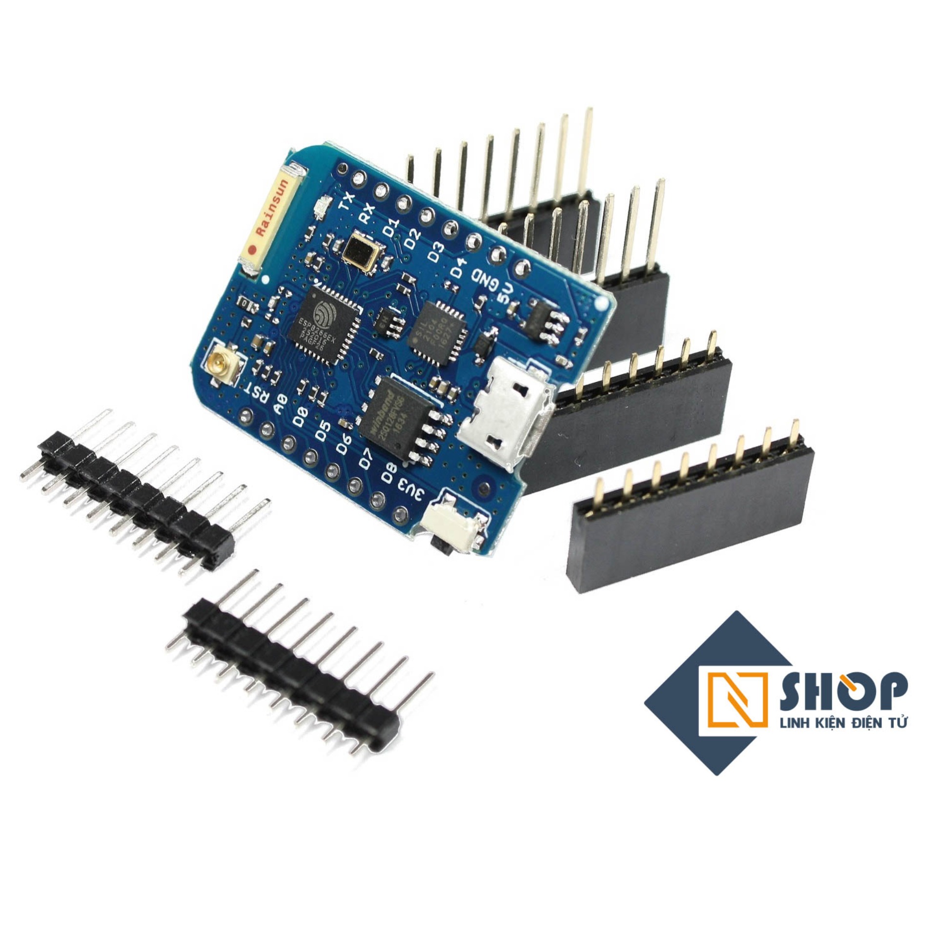 Mạch Wifi ESP8266 NodeMCU Lua D1 Mini Pro