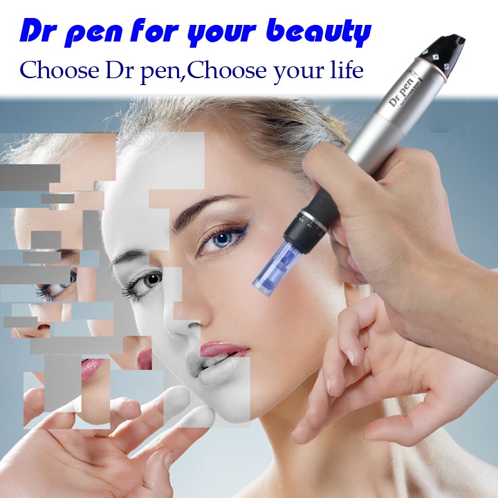 Máy lăn kim phi kim Dr Pen A1 W, có tích điện (có pin)