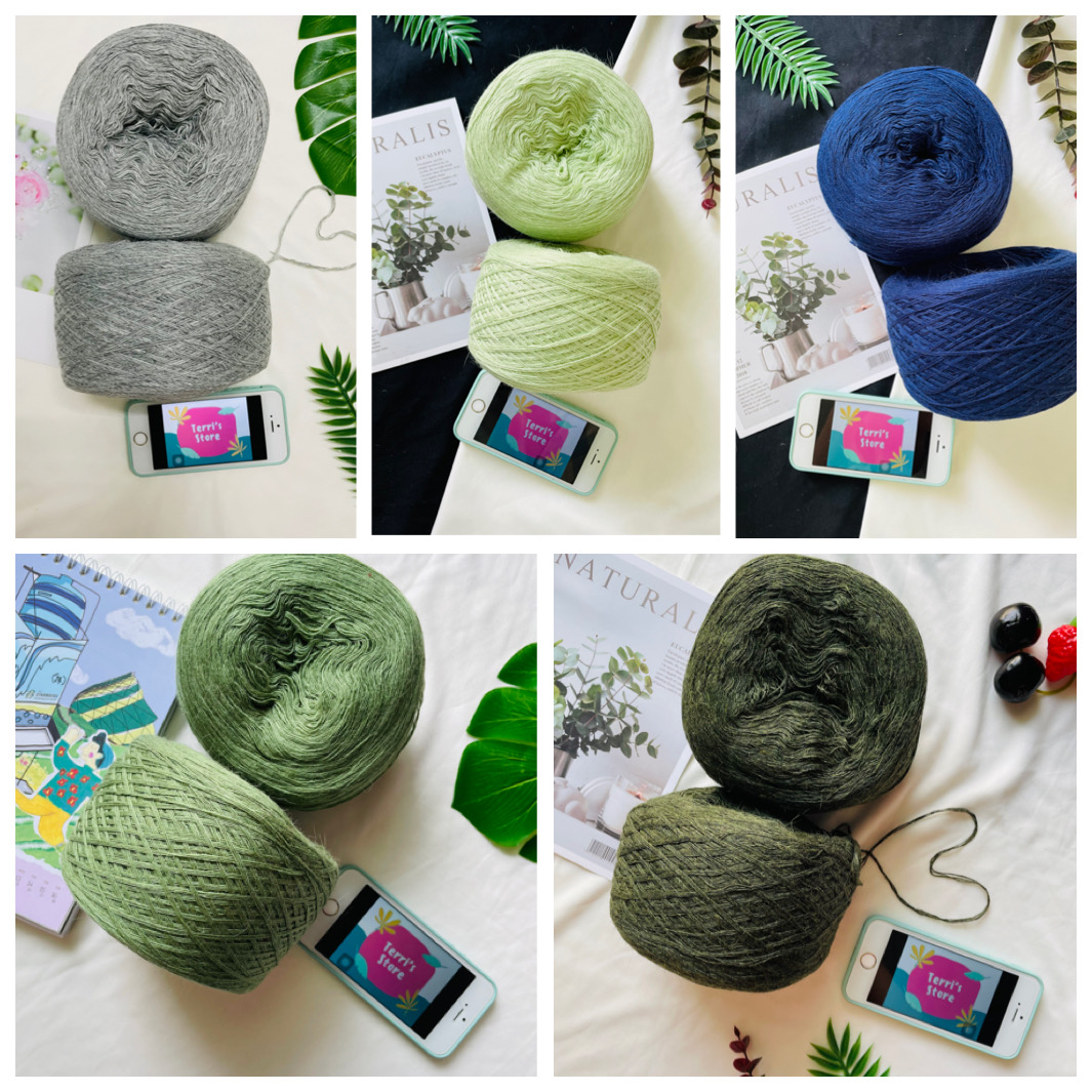 Yarn - Rabbit Fur Yarn (Angora Wool) - Yarn for Knitting 3 Pieces - Knitting and Crocheting Warm Autumn and Winter Items (Terri Store)