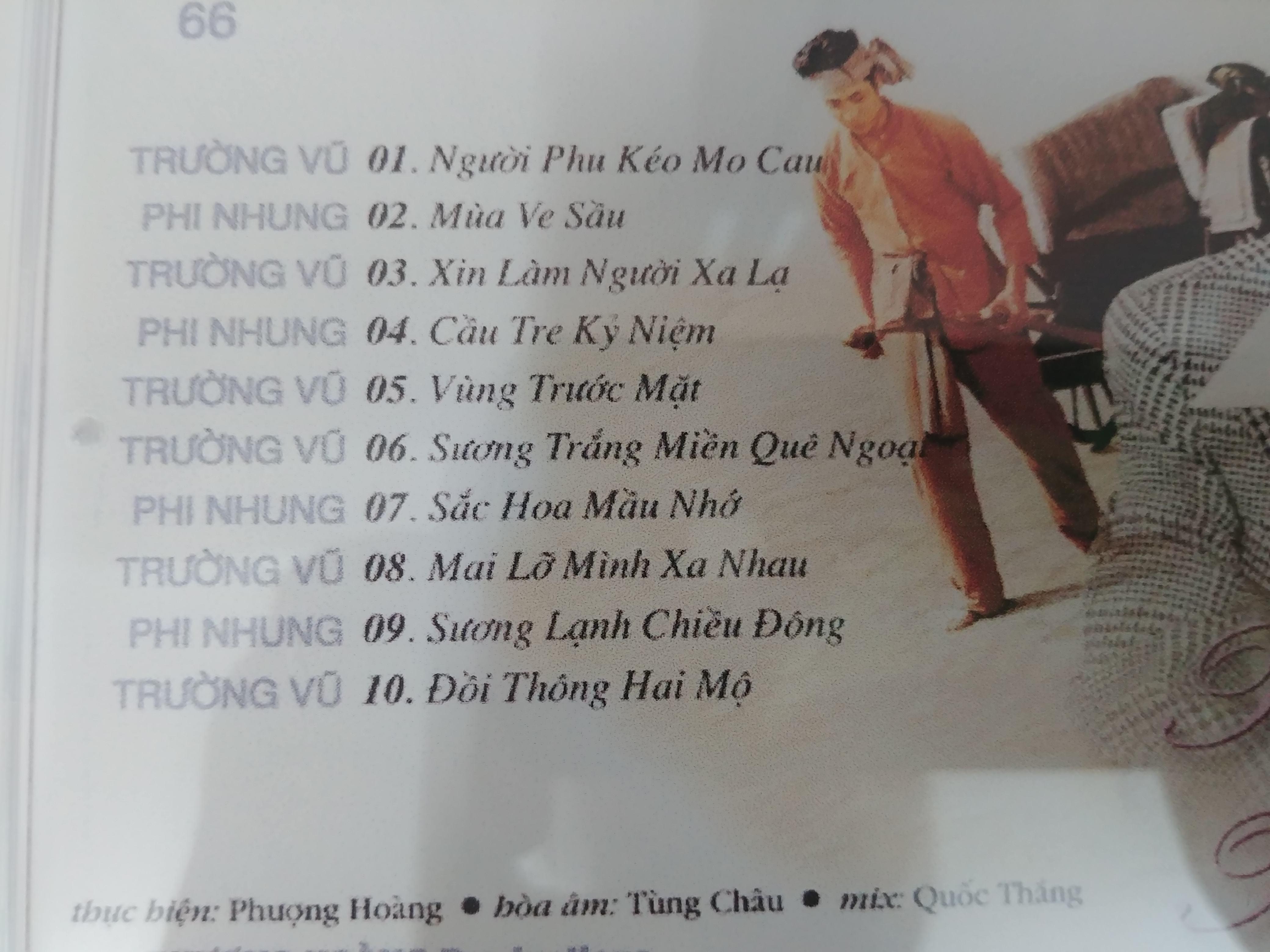 CD Người Phu Kéo Mo Cau -Trường Vũ Phi Nhung - PHCD66