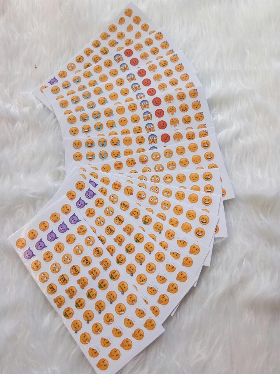 [HCM]Set 6 tấm Sticker cảm xúc 10K