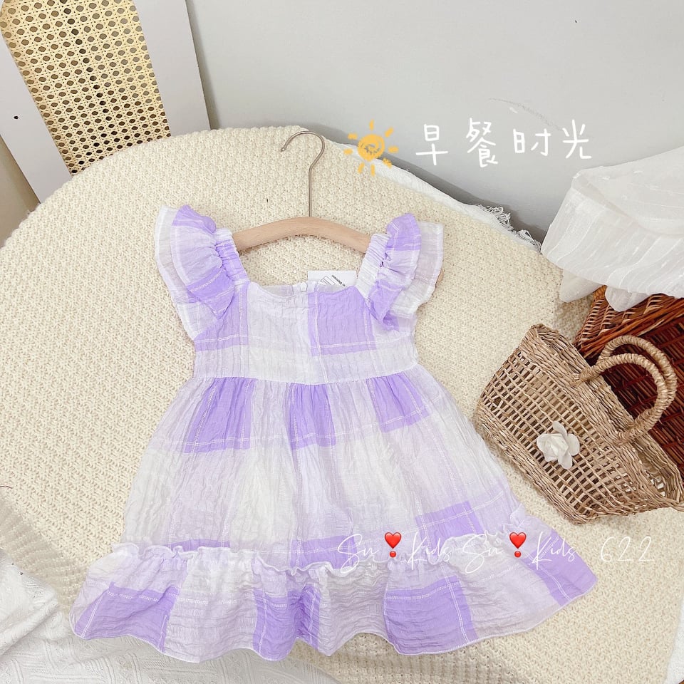 váy vải xốp nhăn cho bé 10-20kg