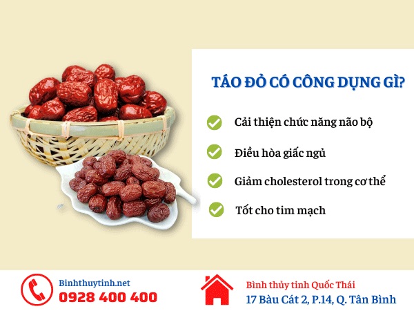 Táo đỏ chưng yến