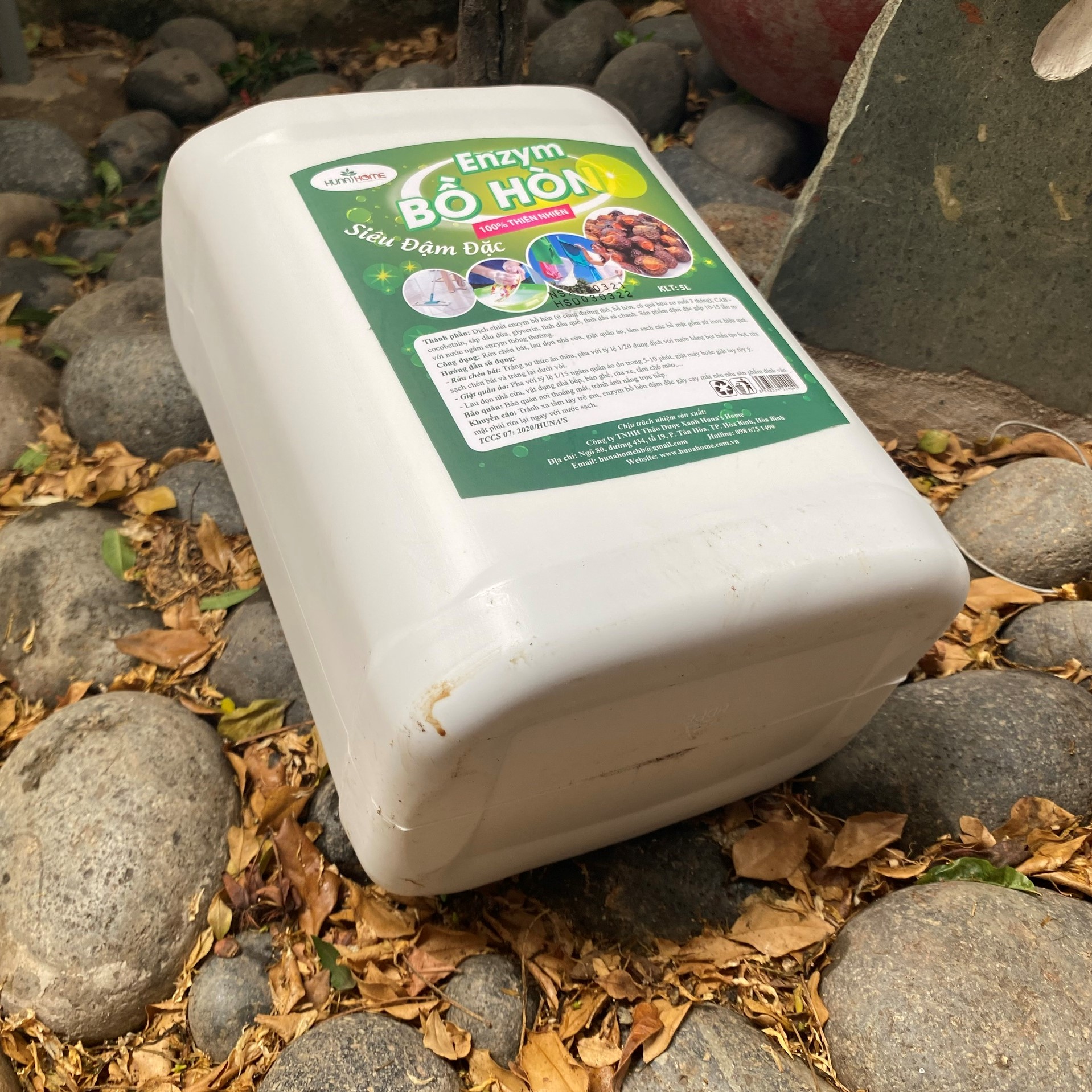 HSD 3.9.25  Bồ hòn enzym Hunahome 5l