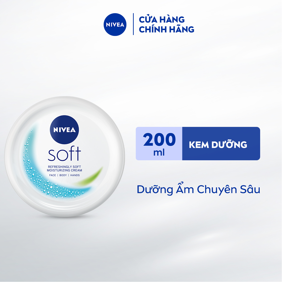 Kem Dưỡng Mềm Da NIVEA Soft (50 ml/ 200 ml) - 89054/89050