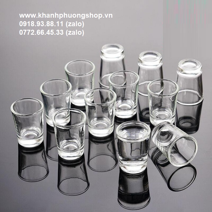 Bộ 06 ly uống rượu đế - ly uống rượu