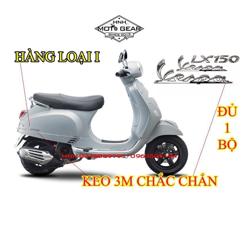 Tem Logo Vespa Lx 150