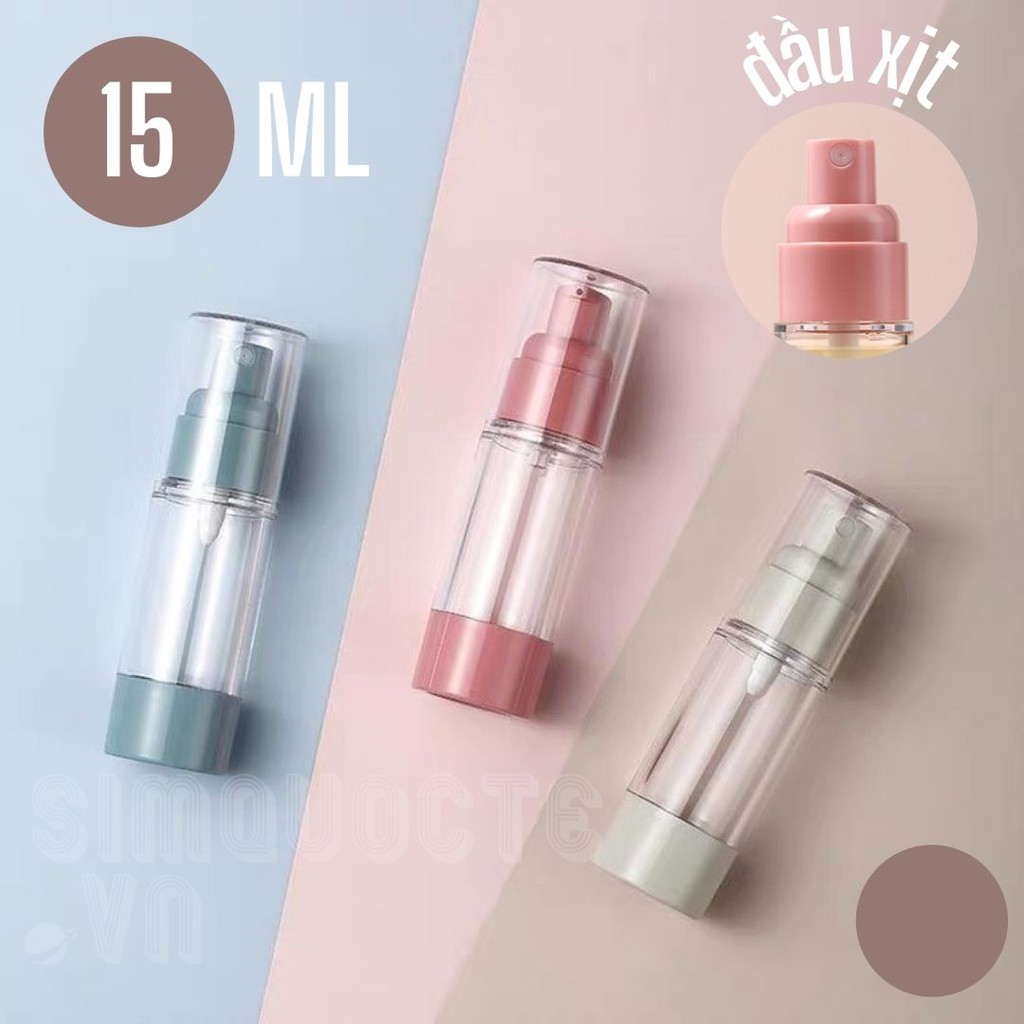 Lọ chiết mỹ phẩm dầu gội sữa rửa mặt hút chân không phong cách bắc âu CCC02