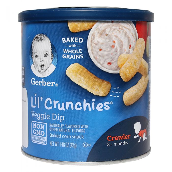 [Tặng bánh trứng Morinaga]Bánh Ăn Dặm Gerber Non GMO Hình Que cho bé 8M+