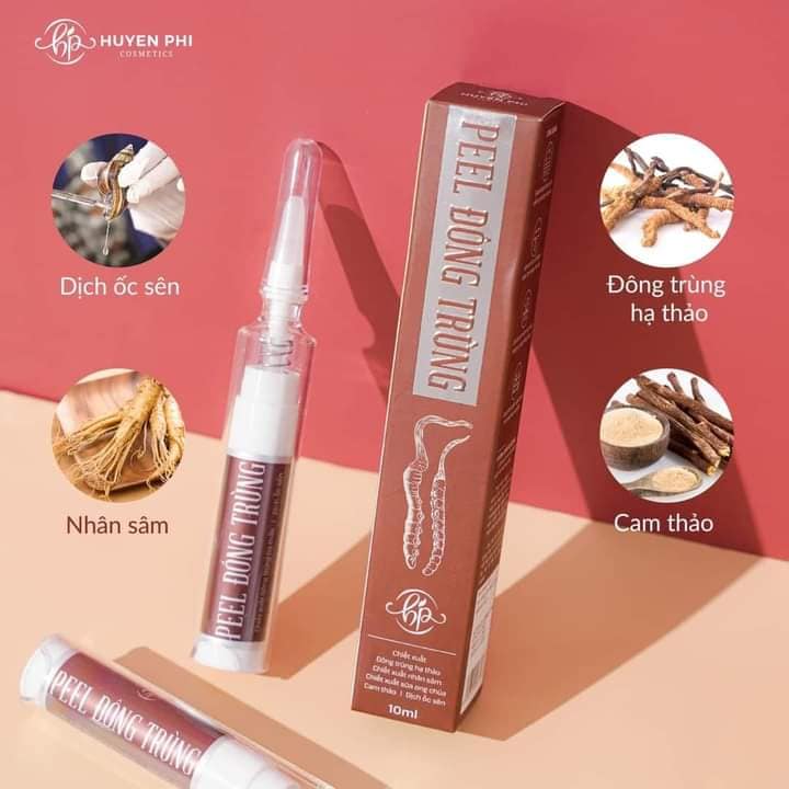 Peel da Huyền Phi - Peel da Đông Trùng Huyền Phi giúp làm sáng và đều màu da