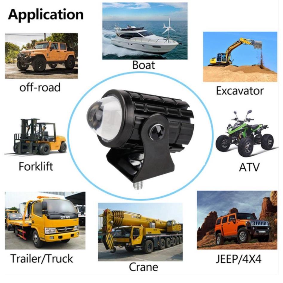 Đèn Trợ Sáng Bi Cầu Mini Xe Máy -DAracing