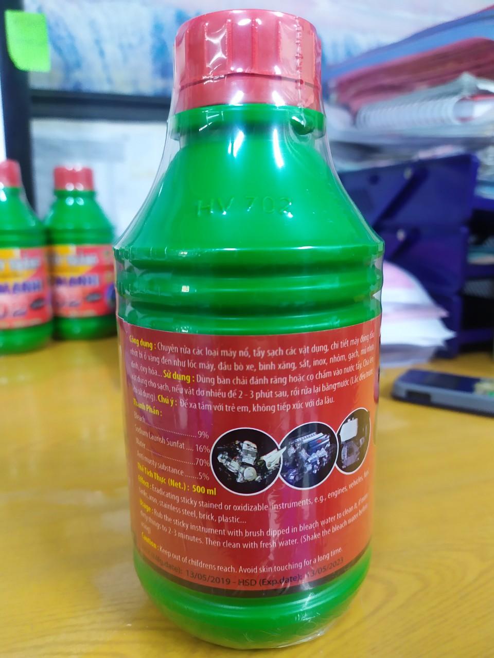Nước tẩy trắng 702 cực mạnh siêu sạch 570ml