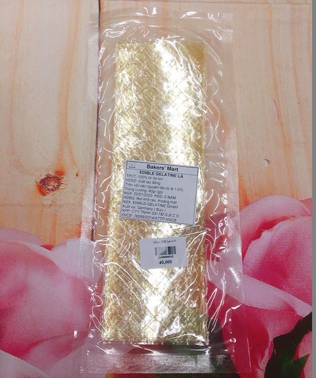 Gelatine Lá 40gr