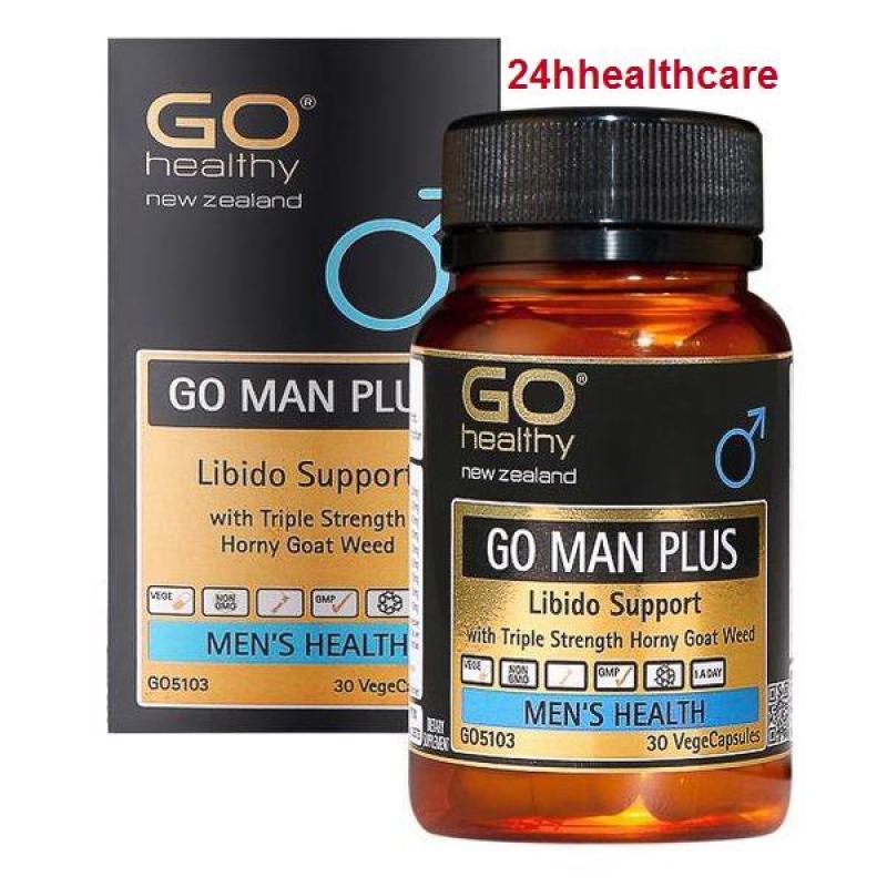 [HÀNG CHUẨN] Bổ thận nam GO Man Plus, tăng cường sinh lực, tăng khả năng sinh lý, cải thiện và làm chậm quá trình mãn dục nam nhập khẩu
