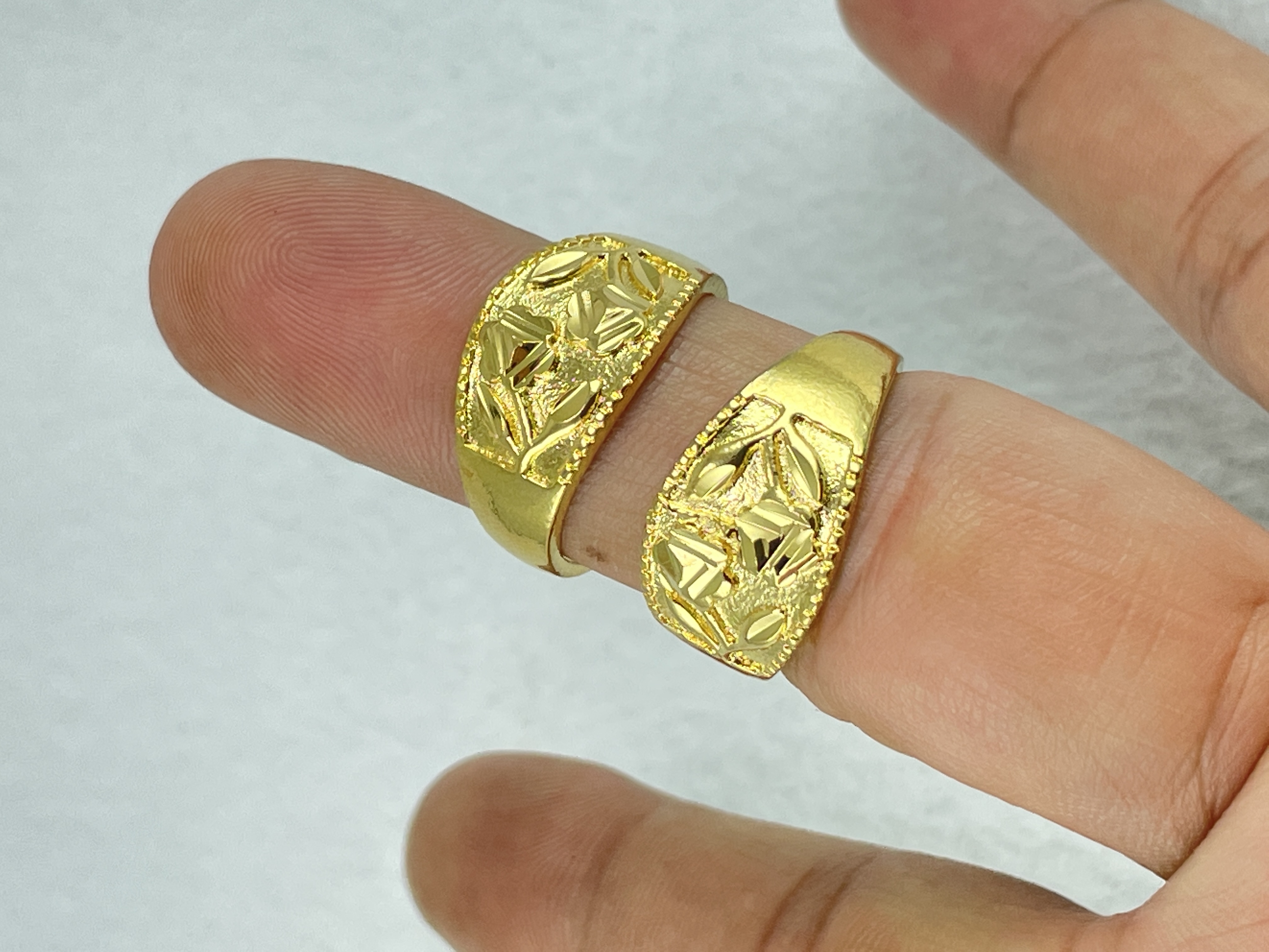 NHẪN NỮ MẠ VÀNG 24K SÁNG BÓNG LẤP LÁNH