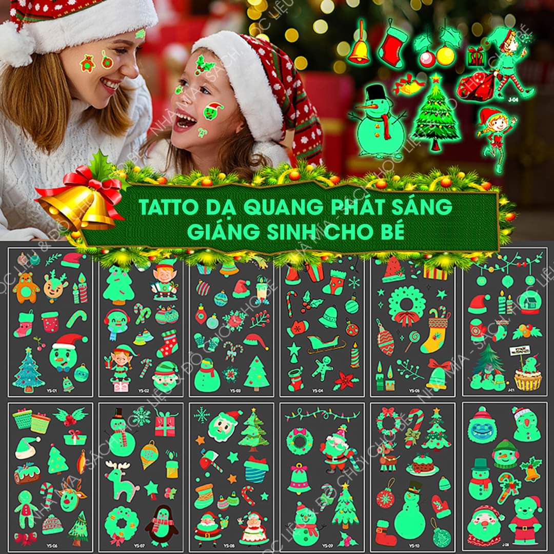 Tattoo Dạ Quang Noel giá rẻ Tháng 2,2024|BigGo Việt Nam