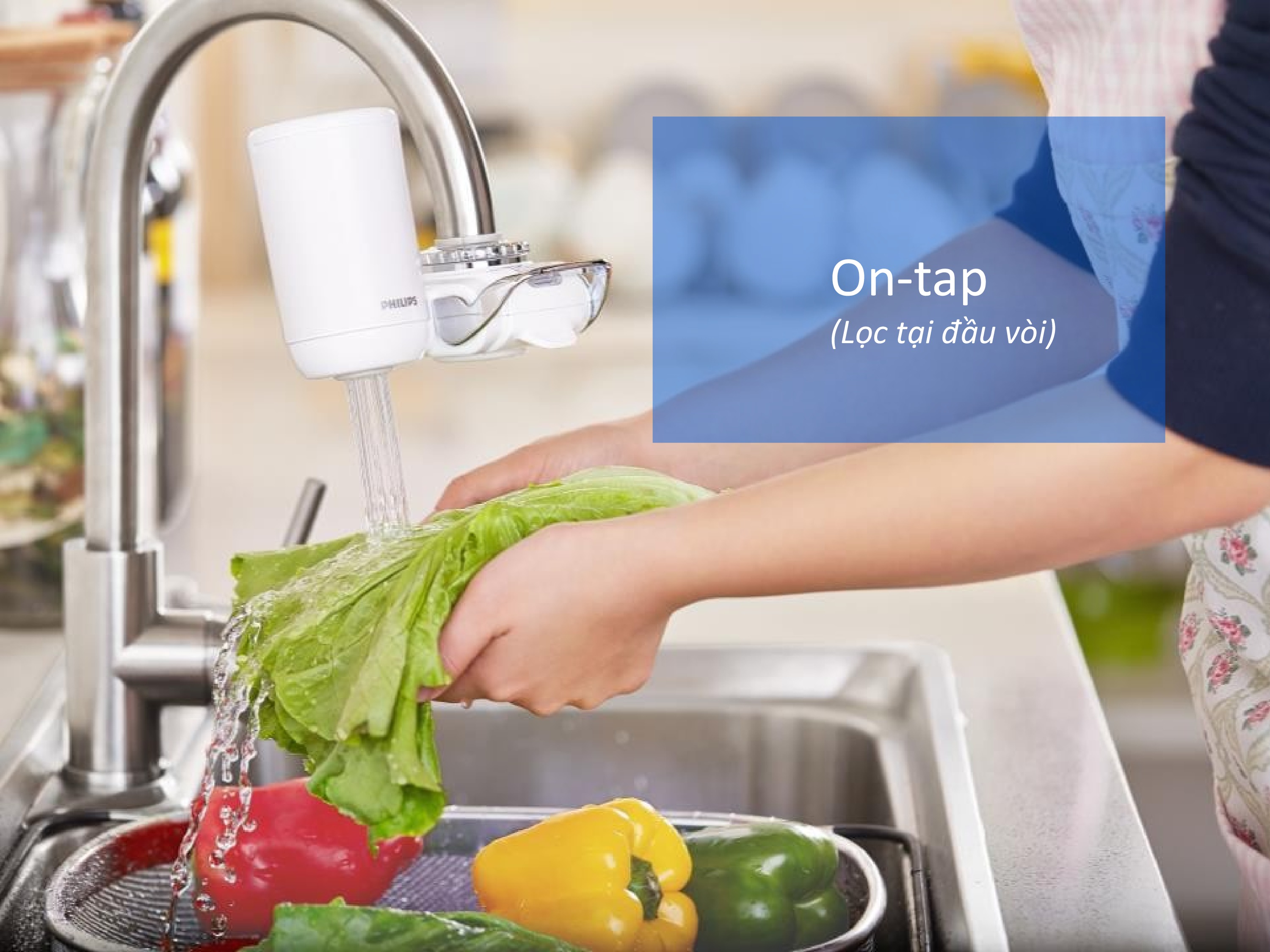 Thiết bị lọc nước tại vòi Philips WP3861