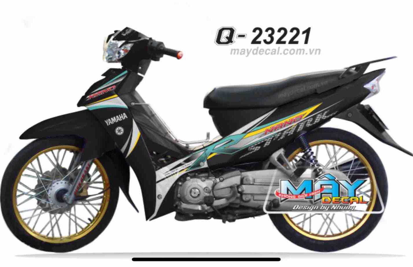 [ QUÍ KHÁCH VUI LÒNG MANG TEM RA TIỆM CHO THỢ DÁN] TEM RỜI sirius spark nano chữ R lớn