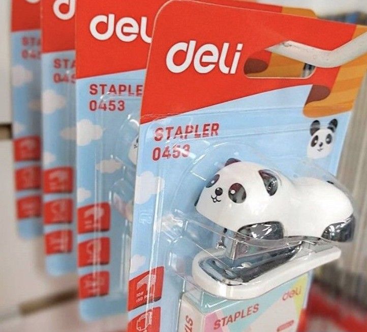 Máy bấm kim số 10 mini Deli 0452 / 0453 (tặng 01 Hộp kim bấm)