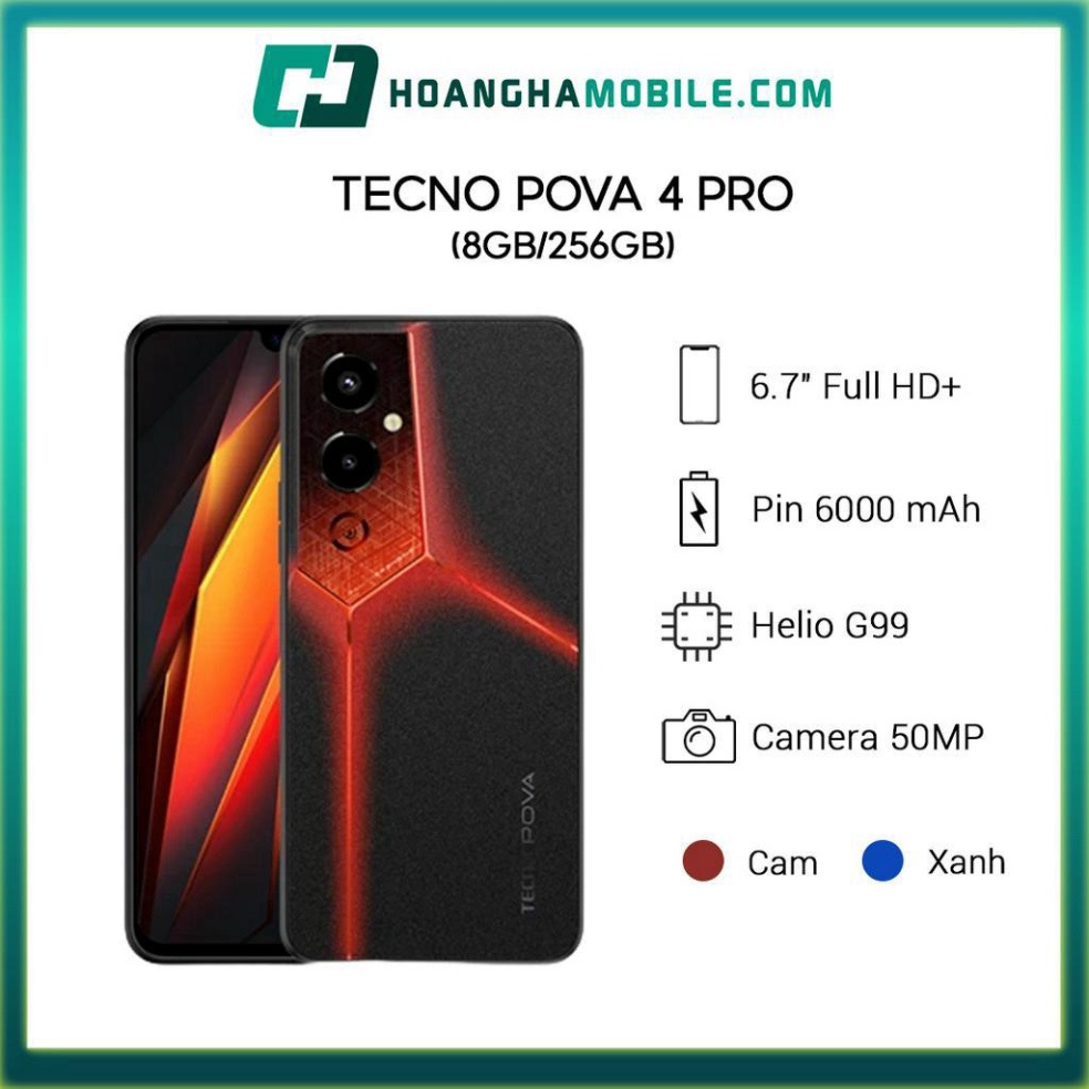 Điện thoại TECNO POVA 4 PRO 8GB/256GB