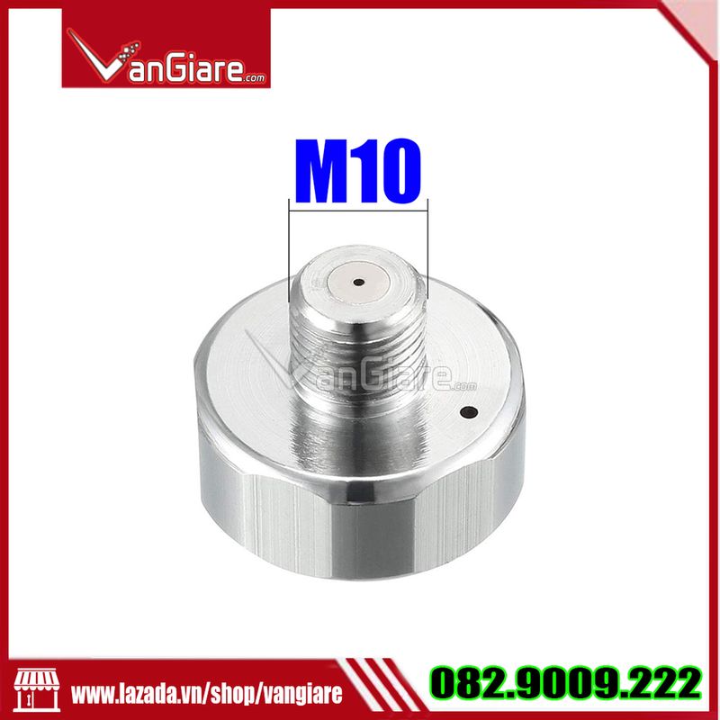 Đồng hồ đo áp suất 40Mpa chân M10, chân M8