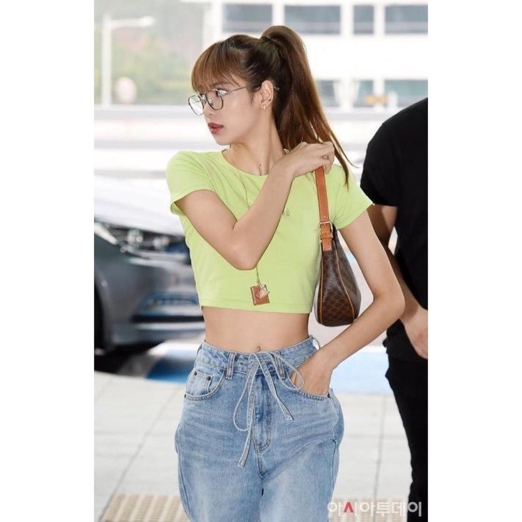Quần Jean thắt nơ eo Lisa