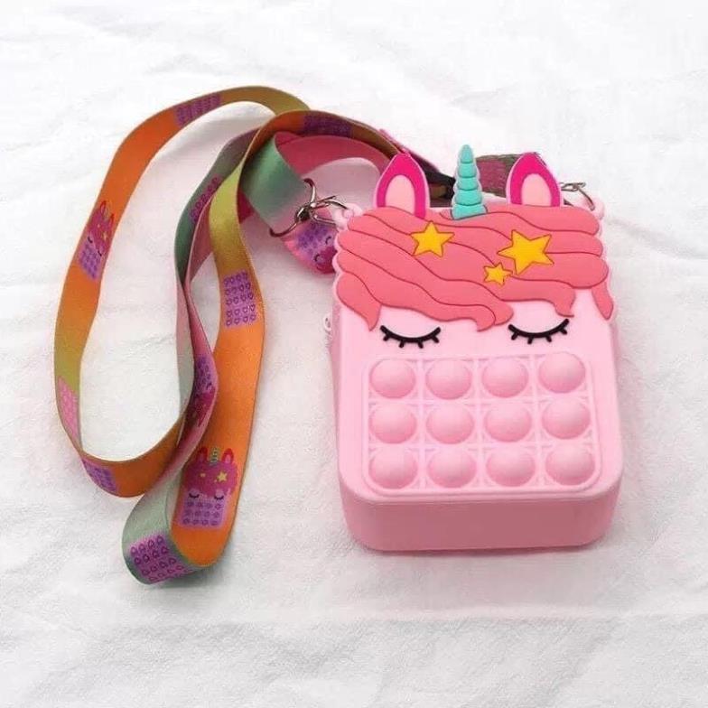 [FREESHIP] Túi Pop It Silicon Đeo Chéo Cho Bé Siêu Hot