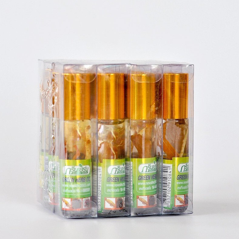Dầu nhân sâm Ginseng Green Herb Oil 8ml Thái Lan
