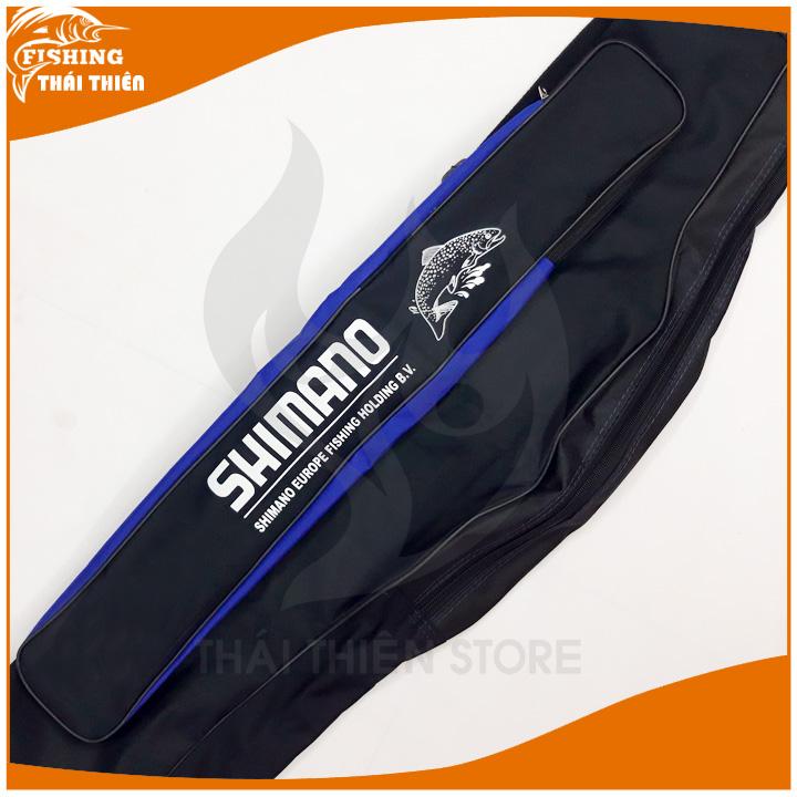 Túi Đựng Cần Câu Máy, Lure Sinano Vải Dù – 1 Ngăn Chính 2 Ngăn Phụ – Size 75/115/130/150cm – Màu Đen