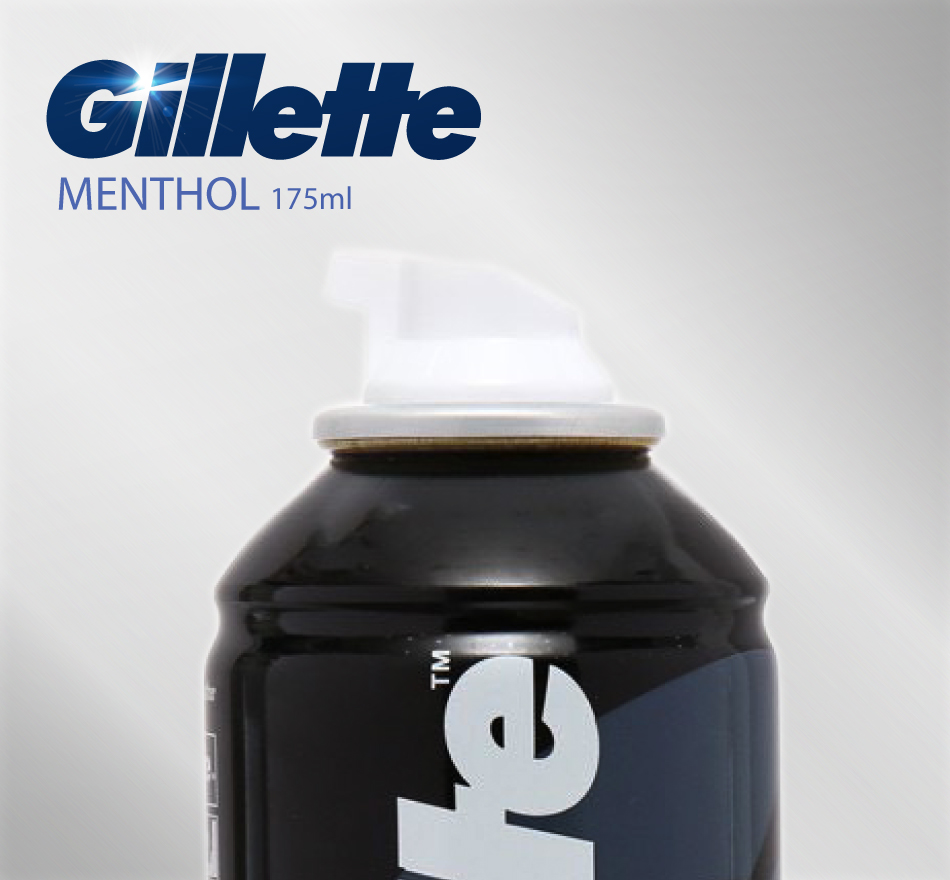 Bọt Cạo Râu Gillette Hương Bạc Hà 175g
