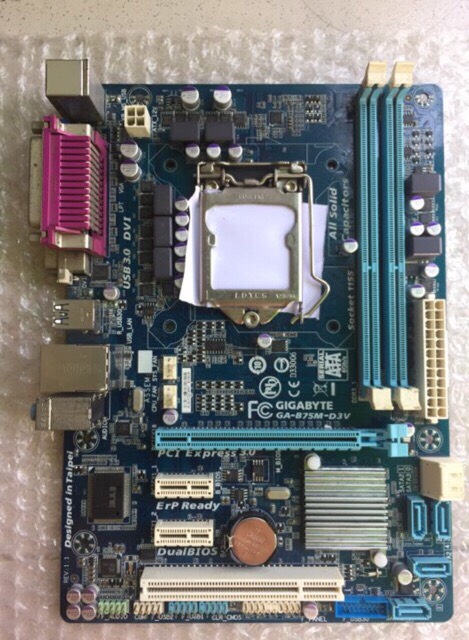 Main Gigabyte B75 Socket 1155 DDR3 Zin