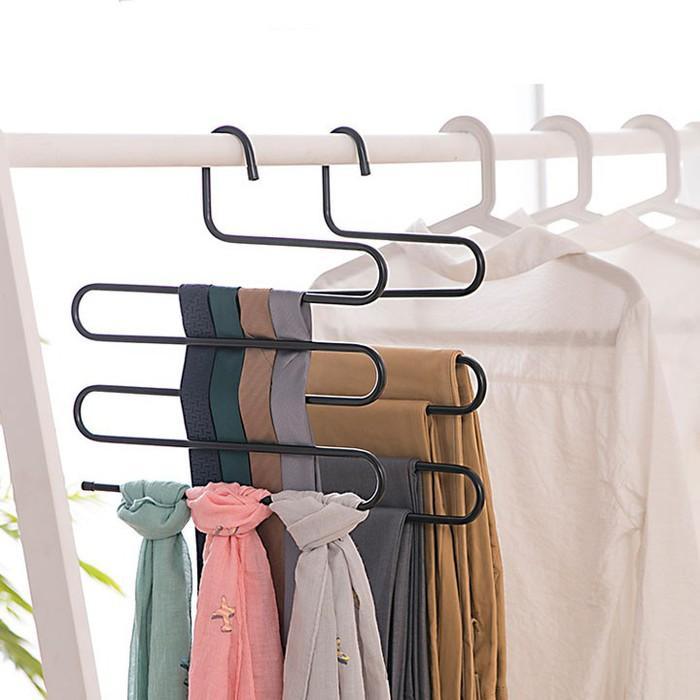 Móc phơi quần áo 5 tầng tiện dụng