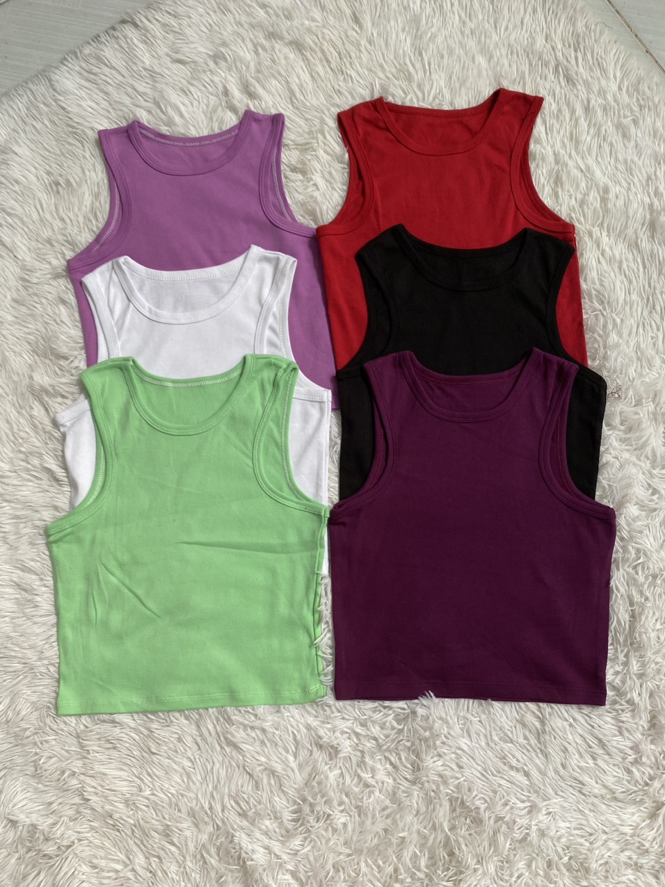 Áo croptop ba lỗ sát nách